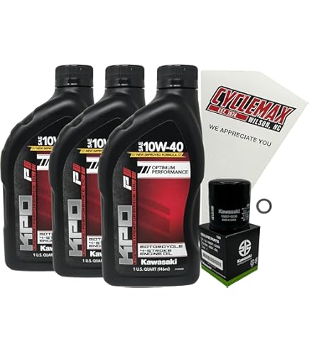 オイル Amazon.com: Cyclemax Oil Change Kit compatible with 2023 Kawasaki
